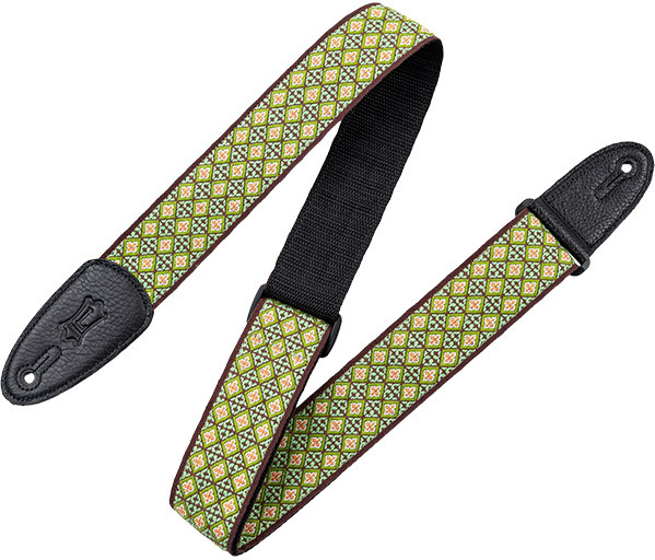 Levy's 5 Cm, Tissu Avec Motifs Hootenany, Dos Polypropylene - Design 025 - Sangle Ukulele & Mandoline - Main picture