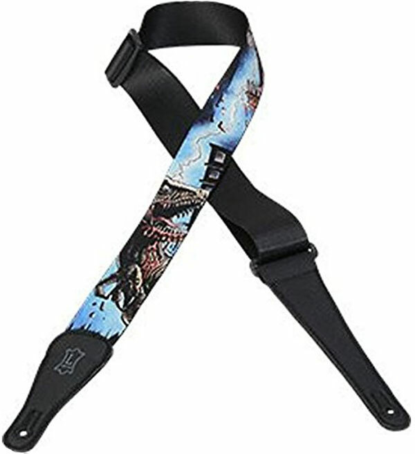 Levy's Mpnz2-006 Zombie Polyester Guitar Strap 2inc - Sangle Courroie - Main picture