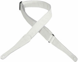 M7GG-WHT Garment Leather Guitar Strap - White