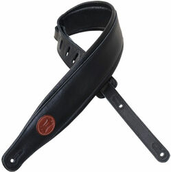 MSS2-BLK Garment Leather Guitar Strap