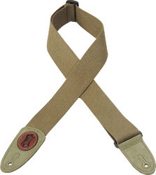 Sangle courroie Levy's MSSC8-GRN Cotton Guitar Strap