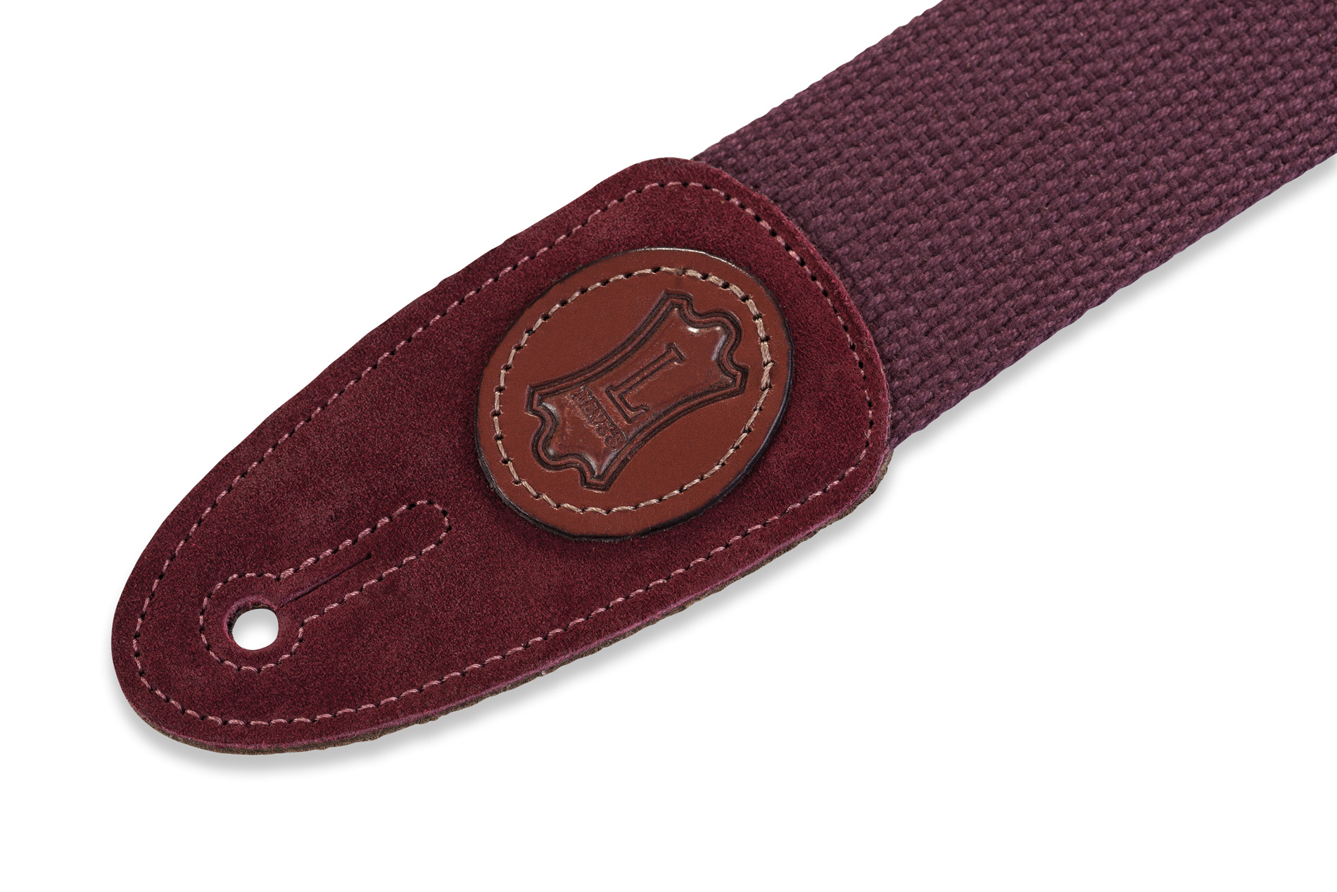 Levy's Mssc8-brn Cotton Guitar Strap 2inc - Sangle Courroie - Variation 2