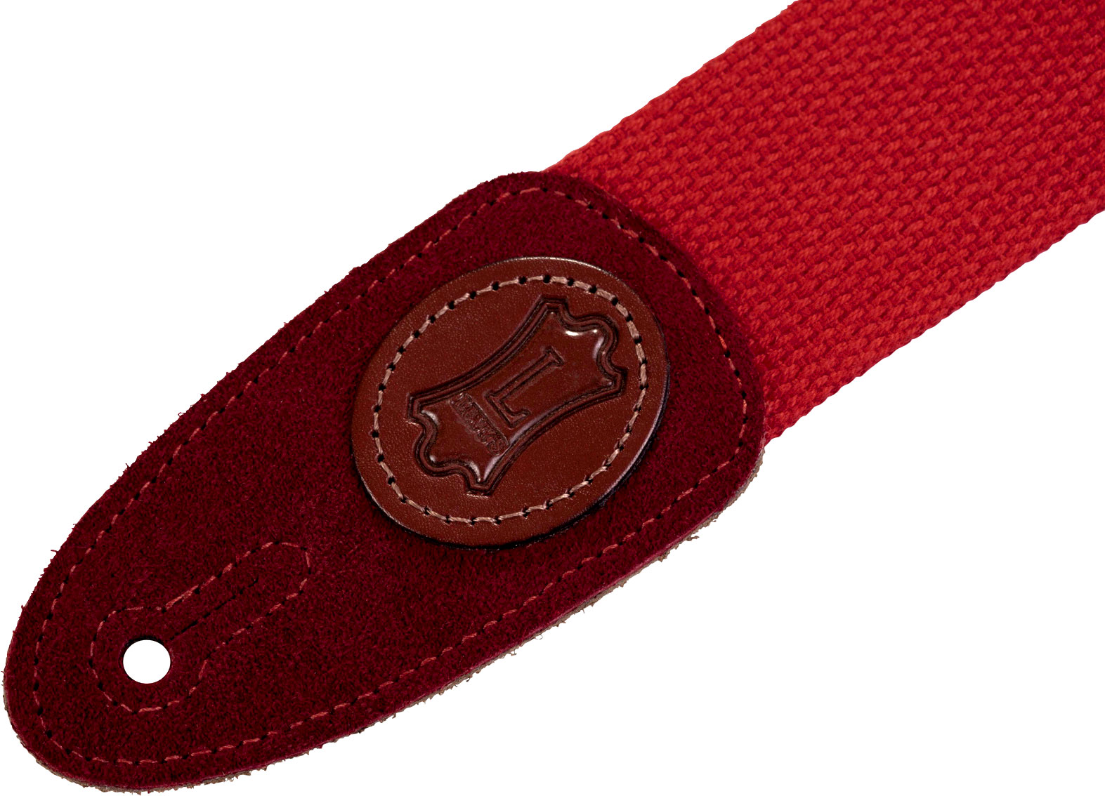 Levy's Mssc8-red Cotton Guitar Strap 2inc - Sangle Courroie - Variation 1