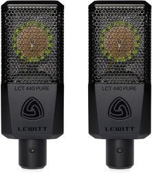 Micro statique large membrane Lewitt LCT 440 PURE stereo pair