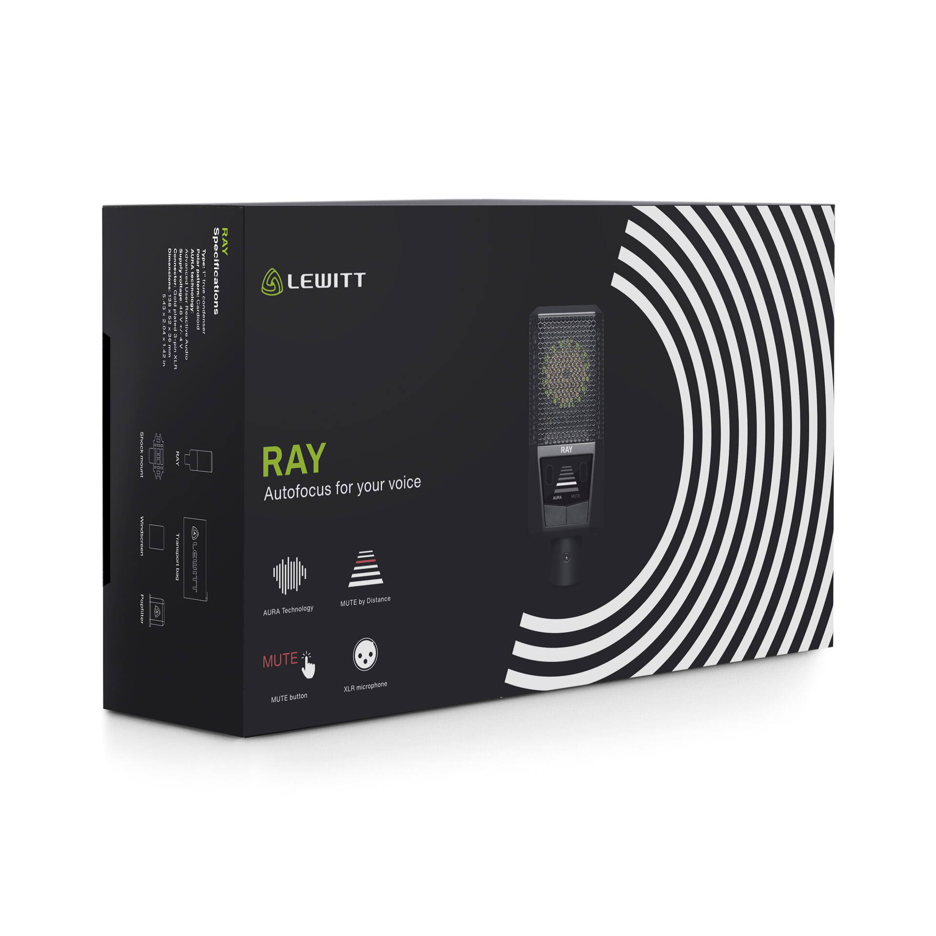 Lewitt Ray - Micro Statique Large Membrane - Variation 10