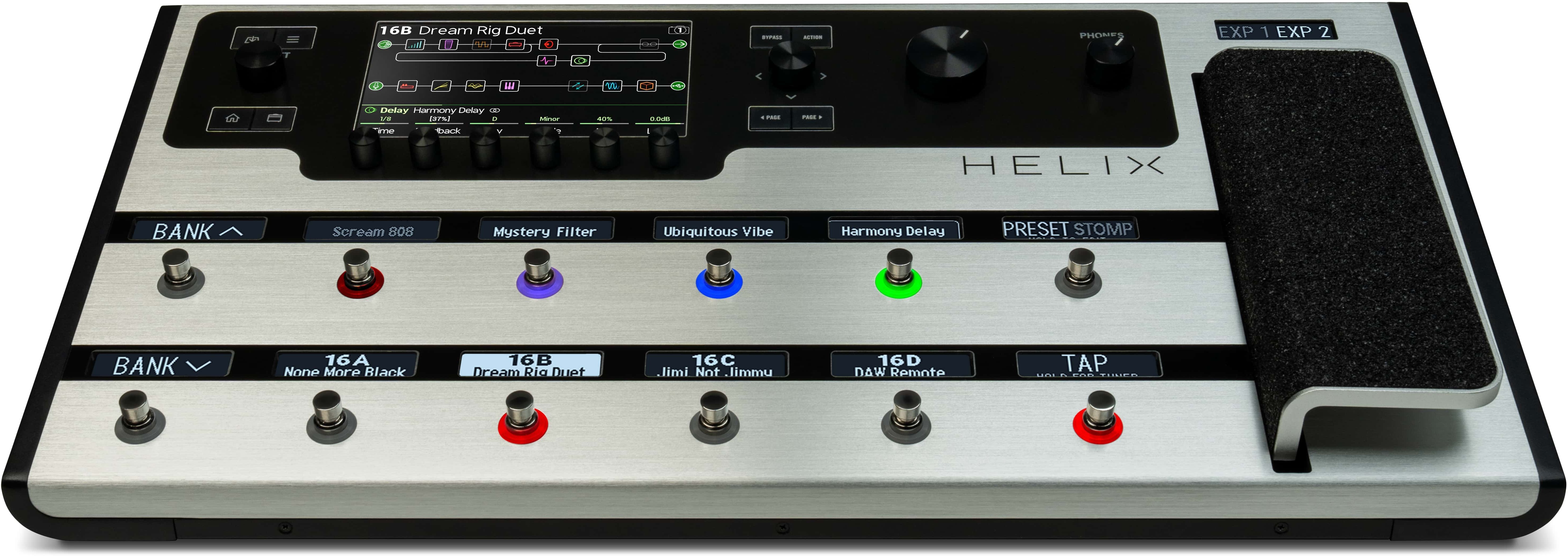 Line 6 Helix Floor Limited Edition Platinum Guitar Processor - Simulation ModÉlisation Ampli Guitare - Main picture