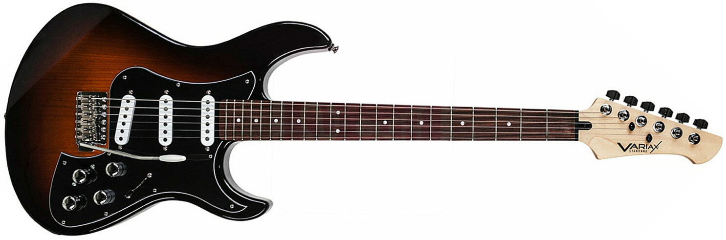 Line 6 Variax Standard Sss Trem Rw - Tobacco Sunburst - Guitare Électrique ModÉlisation & Midi - Main picture