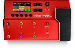 Multi effet guitare électrique Line 6 Pod Go Limited Edition Red