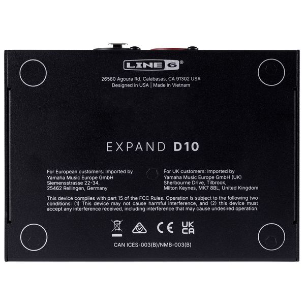 Line 6 Helix Expand D10 - Footswitch & Commande Divers - Variation 3