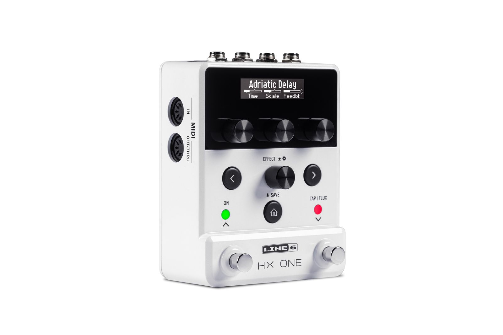 Line 6 Hx One Effects Processor Limited Edition White - Multi Effet Guitare Électrique - Variation 4