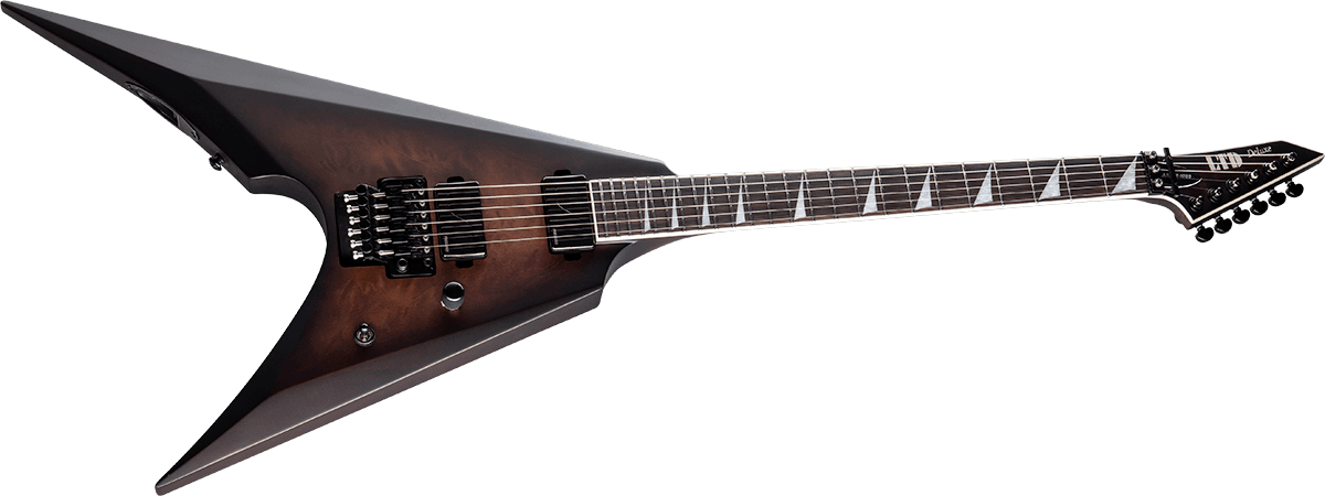 Ltd Arrow-1000 Floyd Rose Hh Fishman Fluence Modern Ht Eb - Dark Brown Sunburst - Guitare Électrique MÉtal - Variation 2