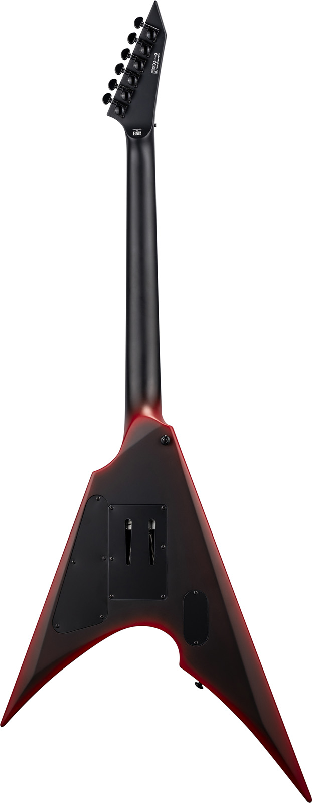 Ltd Arrow Black Metal Series Fr 1h Eb - Black Red Burst Satin - Guitare Électrique MÉtal - Variation 1