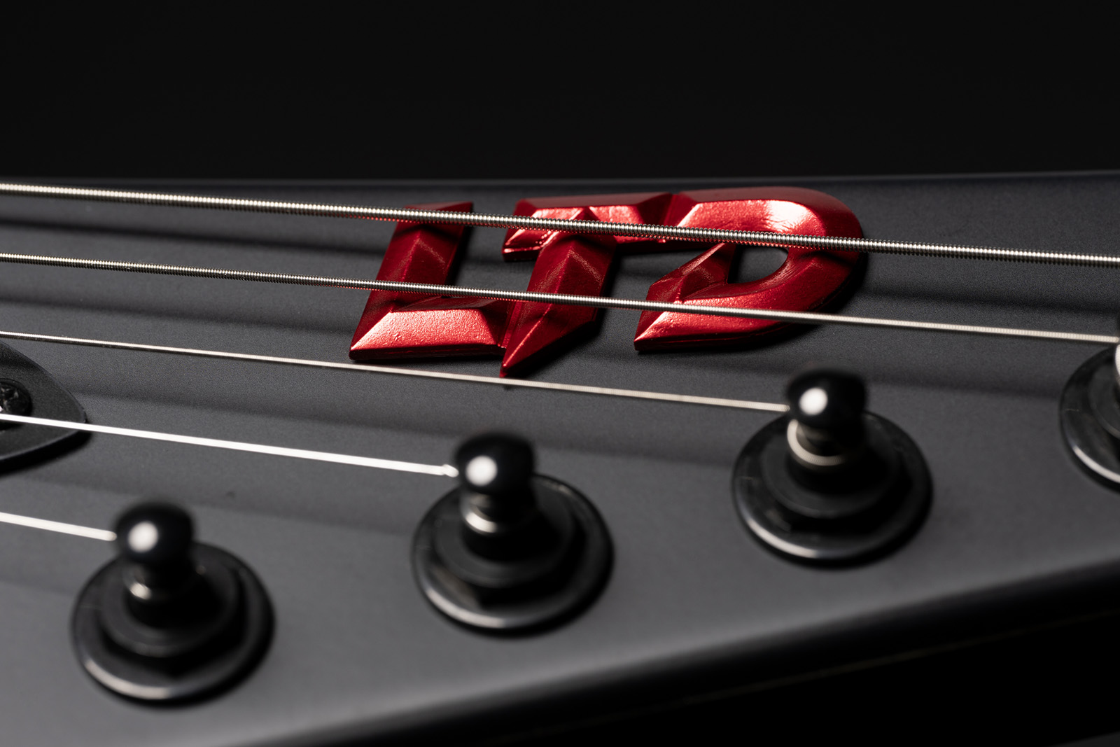 Ltd Arrow Black Metal Series Fr 1h Eb - Black Red Burst Satin - Guitare Électrique MÉtal - Variation 3