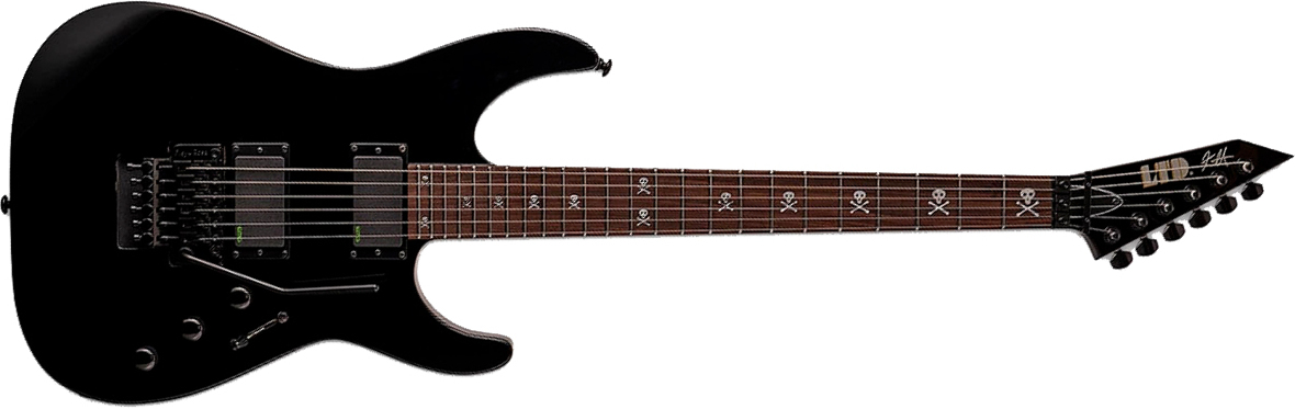 Ltd Kirk Hammett Kh602 Signature 2h Emg Fr Eb - Black - Guitare Électrique MÉtal - Main picture