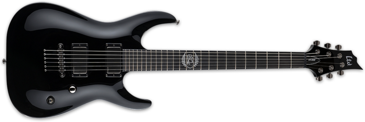 Ltd Lk-600 Luke Kilpatrick - Black - Guitare Électrique Forme Str - Main picture