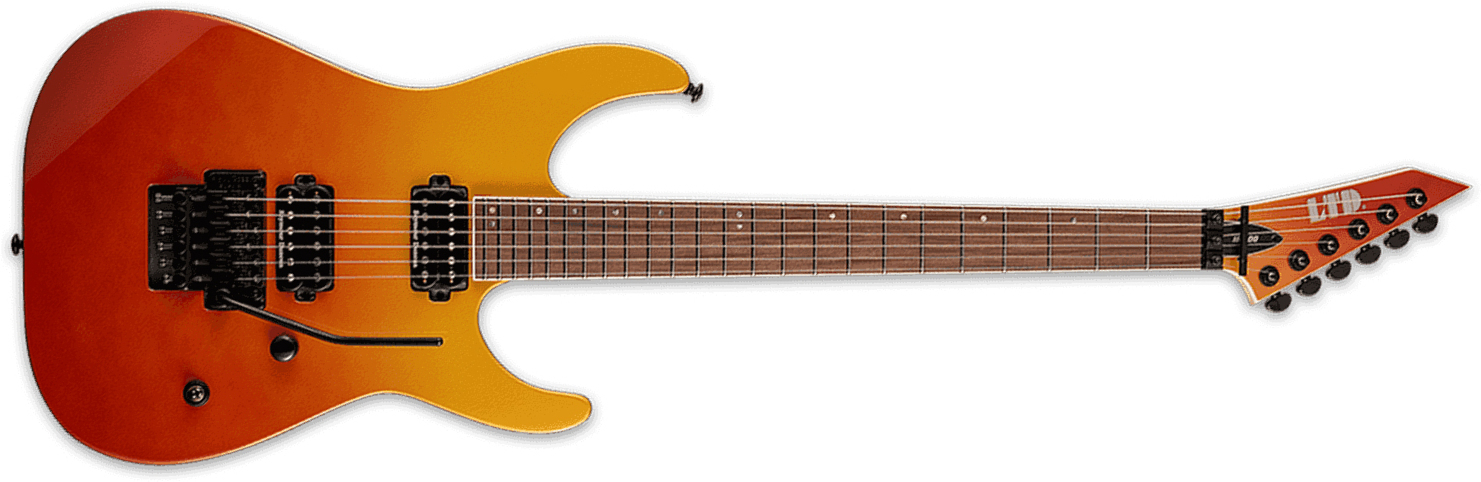 Ltd M-400 Hh Seymour Duncan Fr Pf - Solar Fade Metallic - Guitare Électrique Forme Str - Main picture