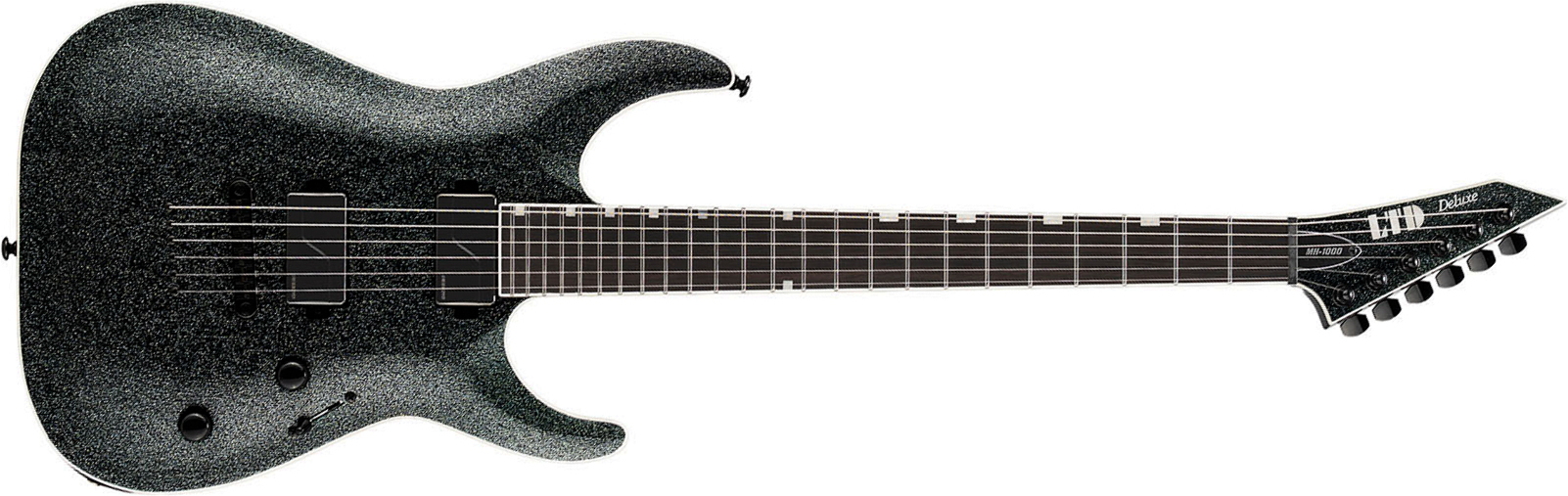 Ltd Mh1000 2h Fishman Fluence Ht Eb - Granite Sparkle - Guitare Électrique MÉtal - Main picture