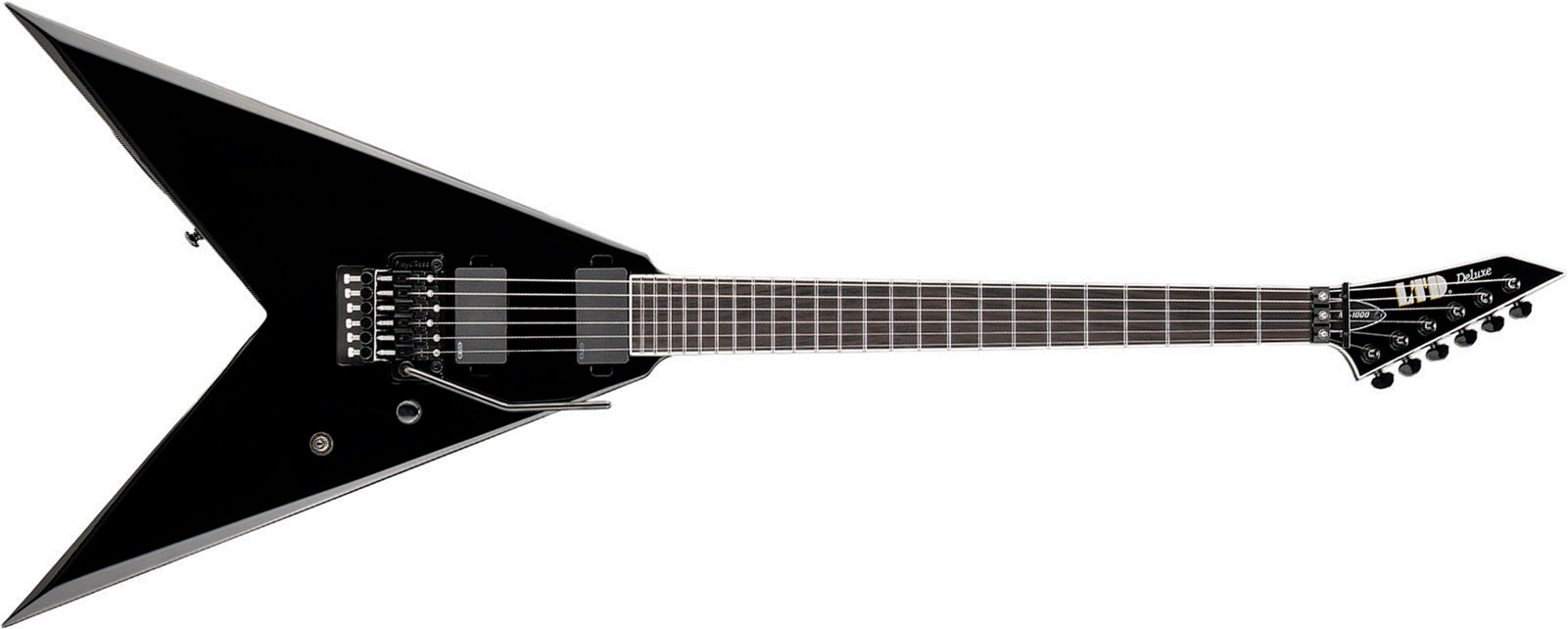 Ltd Nv1000 2h Emg Fr Eb - Black - Guitare Électrique MÉtal - Main picture