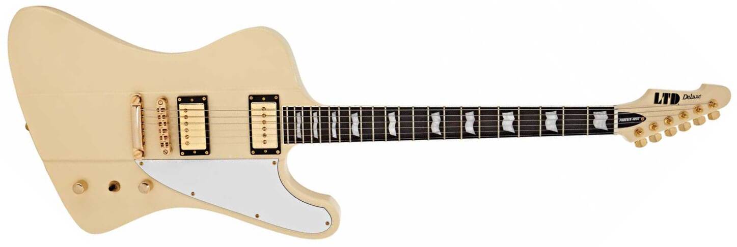 Ltd Phoenix 1000 Hs Seymour Duncan Ht Eb - Vintage White - Guitare Électrique RÉtro Rock - Main picture
