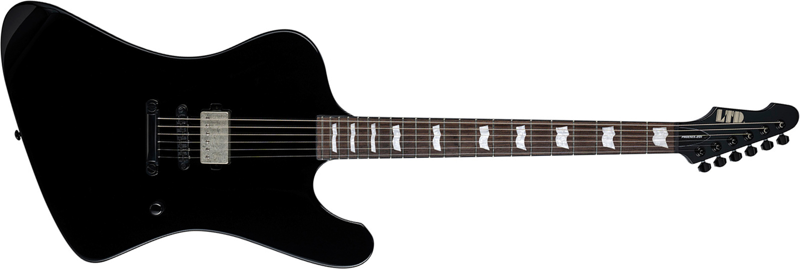 Ltd Phoenix 201 1h Ht Rw - Black - Guitare Électrique RÉtro Rock - Main picture