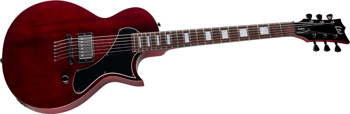 Ltd Ec-201 1h Ht Jat - See Thru Black Cherry - Guitare Électrique MÉtal - Variation 2