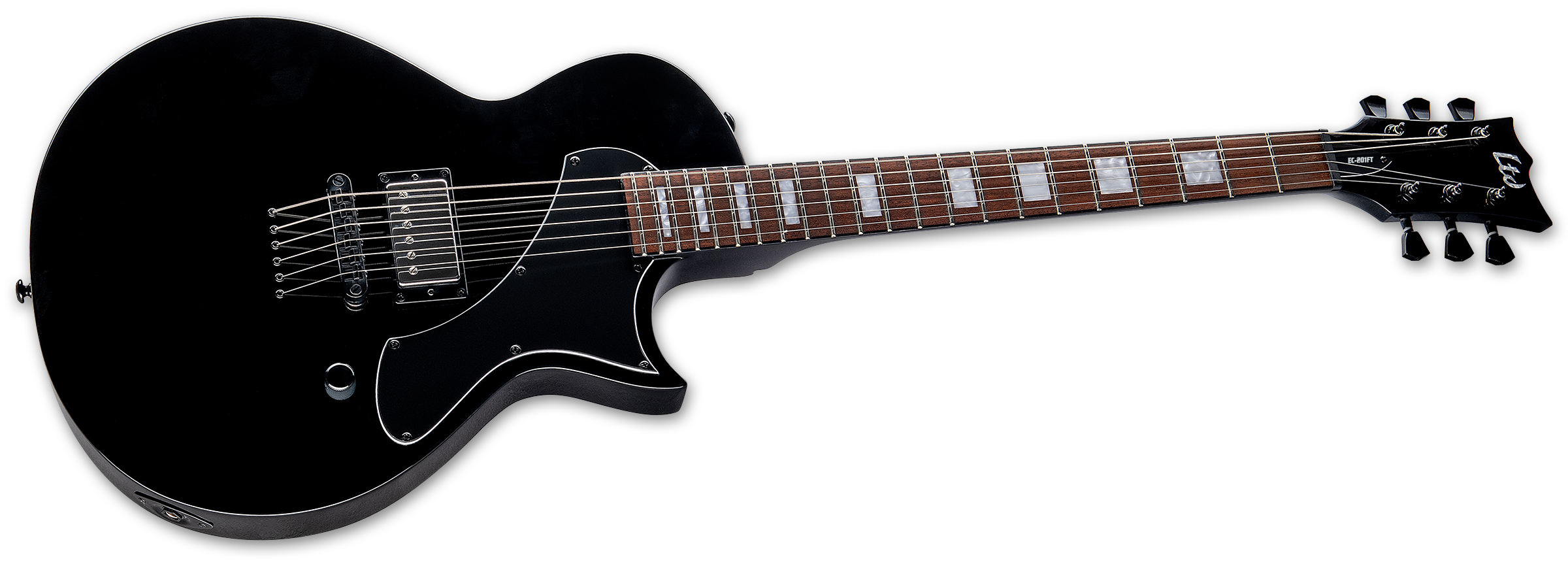 Ltd Ec-201 1h Ht Jat - Black - Guitare Électrique MÉtal - Variation 2