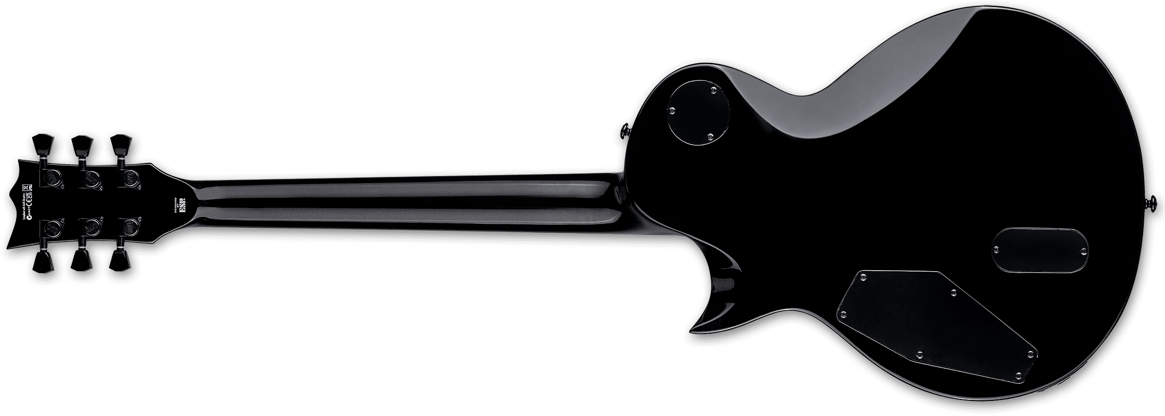 Ltd Ec400qm 2h Emg Ht Rw - See Through Black Sunburst - Guitare Électrique Single Cut - Variation 2