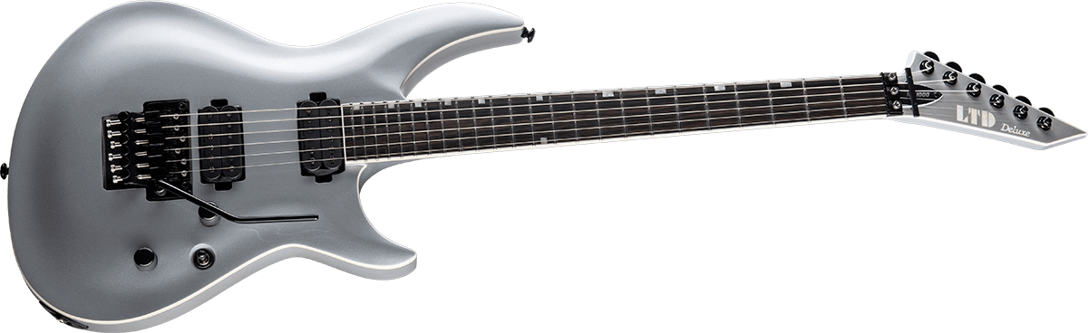 Ltd H3-1000 Floyd Rose Hh Eb - Firemist Silver - Guitare Électrique MÉtal - Variation 1