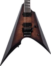 Guitare électrique métal Ltd Arrow 1000 - Dark brown sunburst