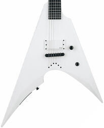 Guitare électrique métal Ltd Arrow-NT Arctic Metal - Snow white satin