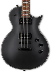 Guitare électrique single cut Ltd EC-256 - Black satin
