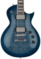 Guitare électrique single cut Ltd EC-256FM - Cobalt blue