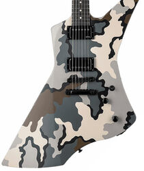 Guitare électrique métal Ltd James Hetfield Snakebyte Camo - Kuiu camo satin