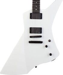 Guitare électrique métal Ltd James Hetfield Snakebyte - Snow white