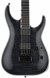 Guitare électrique forme str Ltd MH-1000 Evertune - See thru black