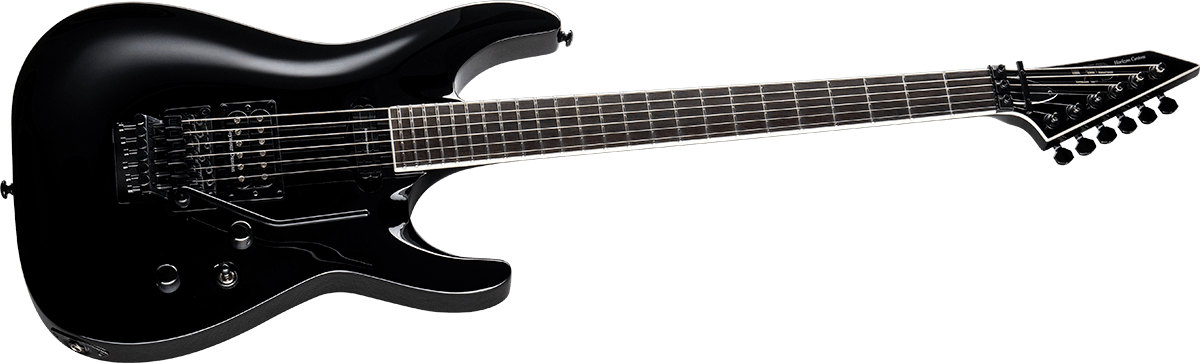 Ltd Horizon Custom '87 Floyd Rose Hs Seymour Duncan Eb - Black - Guitare Électrique MÉtal - Variation 1