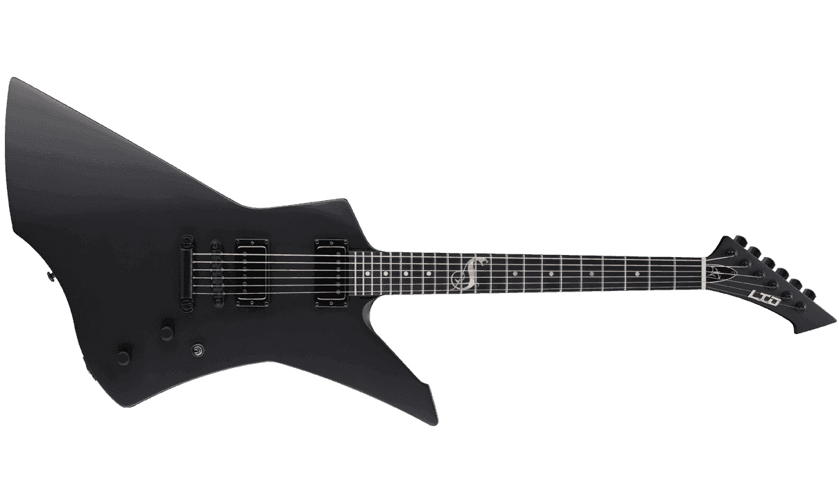 Ltd James Hetfield Snakebyte - Black Satin - Guitare Électrique MÉtal - Variation 1