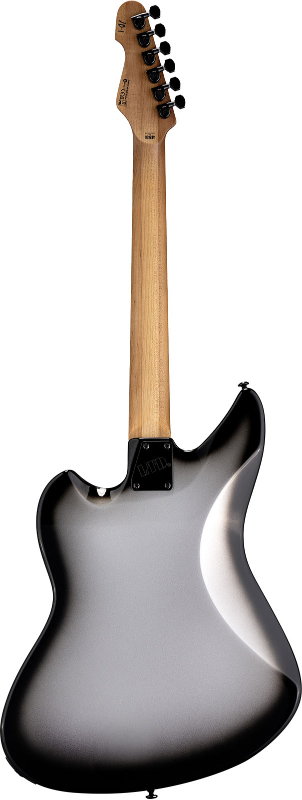 Ltd Jd-i Joe Duplantier Signature 1h Ht Eb - Silver Sunburst - Guitare Électrique Signature - Variation 1