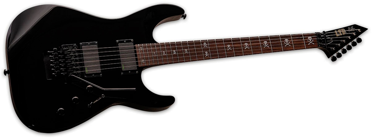 Ltd Kirk Hammett Kh602 Signature 2h Emg Fr Eb - Black - Guitare Électrique MÉtal - Variation 1