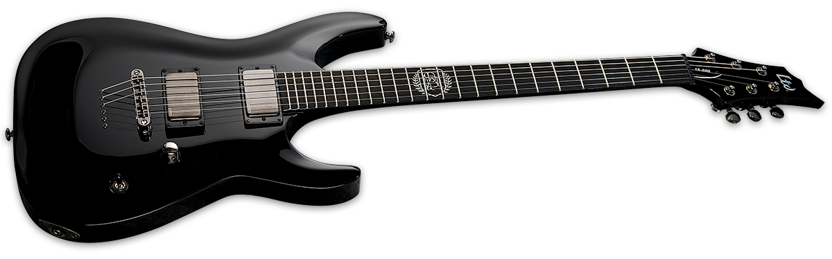 Ltd Lk-600 Luke Kilpatrick - Black - Guitare Électrique Forme Str - Variation 2