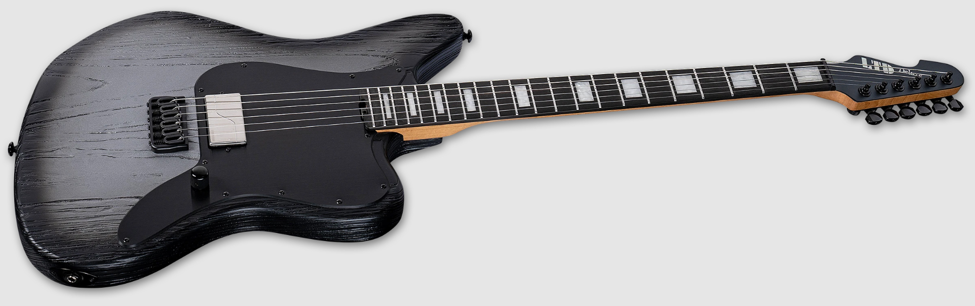 Ltd Xj1 Ht Baritone 1h Eb - Silver Blast - Guitare Électrique Baryton - Variation 2