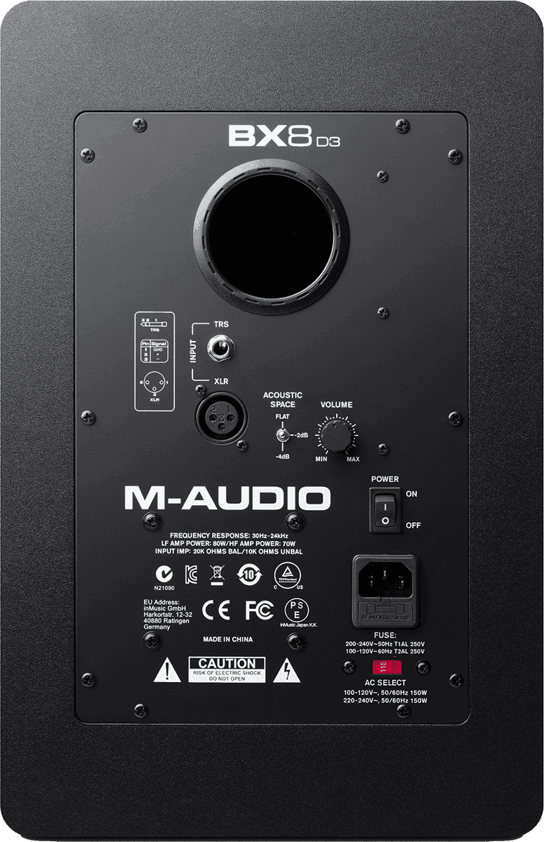 M-audio Bx8d3 Single - La PiÈce - Enceinte Monitoring Active - Variation 2
