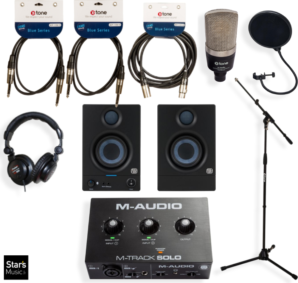 X-tone Starter Pack Home Studio 1 - Carte Son Usb - Main picture