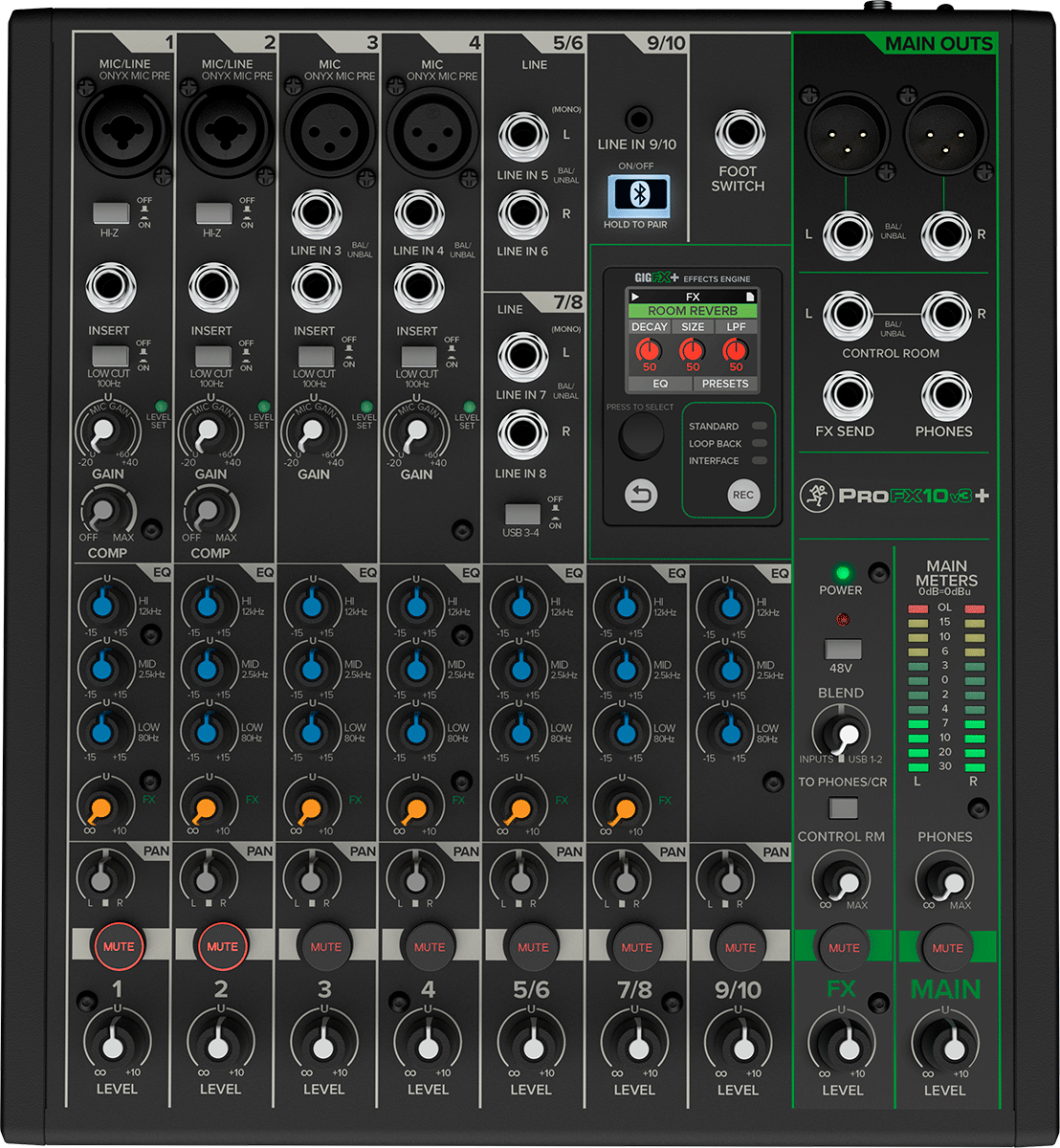 Mackie Profx 10 V3+ - Table De Mixage Analogique - Main picture