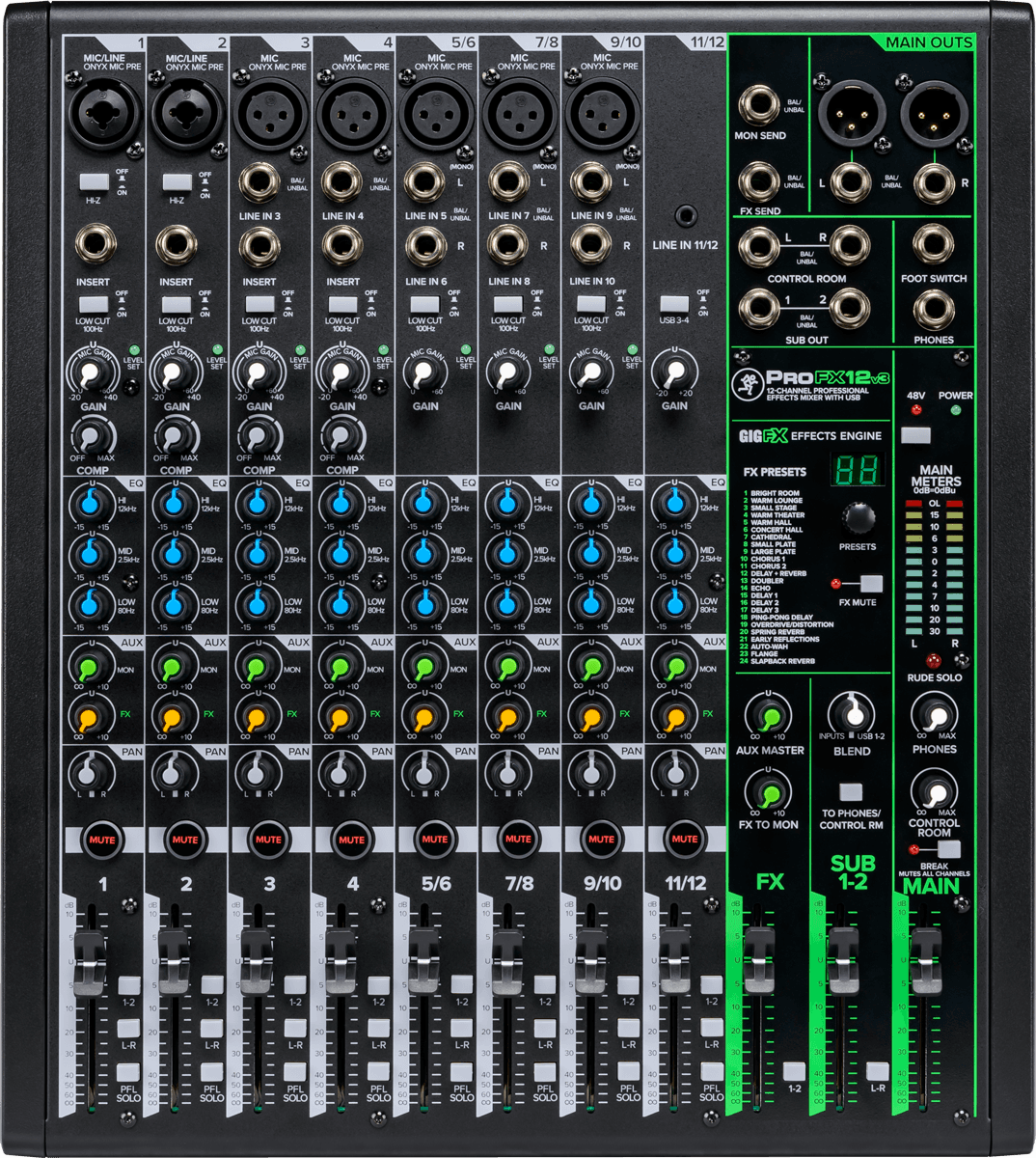 Mackie Profx12 V3 - Table De Mixage Analogique - Main picture