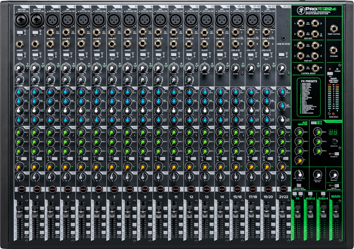 Mackie Profx22 V3 - Table De Mixage Analogique - Main picture