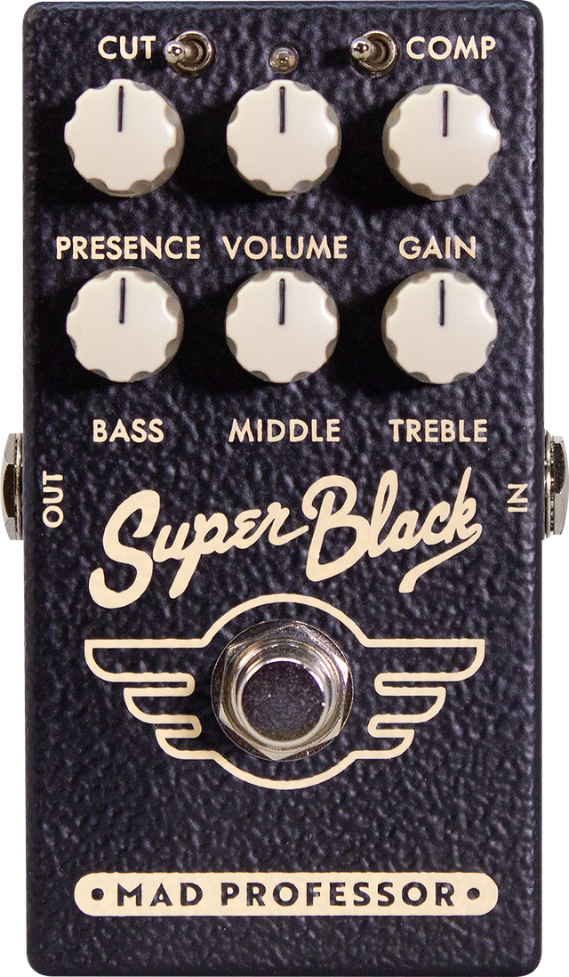 Mad Professor Super Black Mini - PÉdale Overdrive / Distortion / Fuzz - Main picture