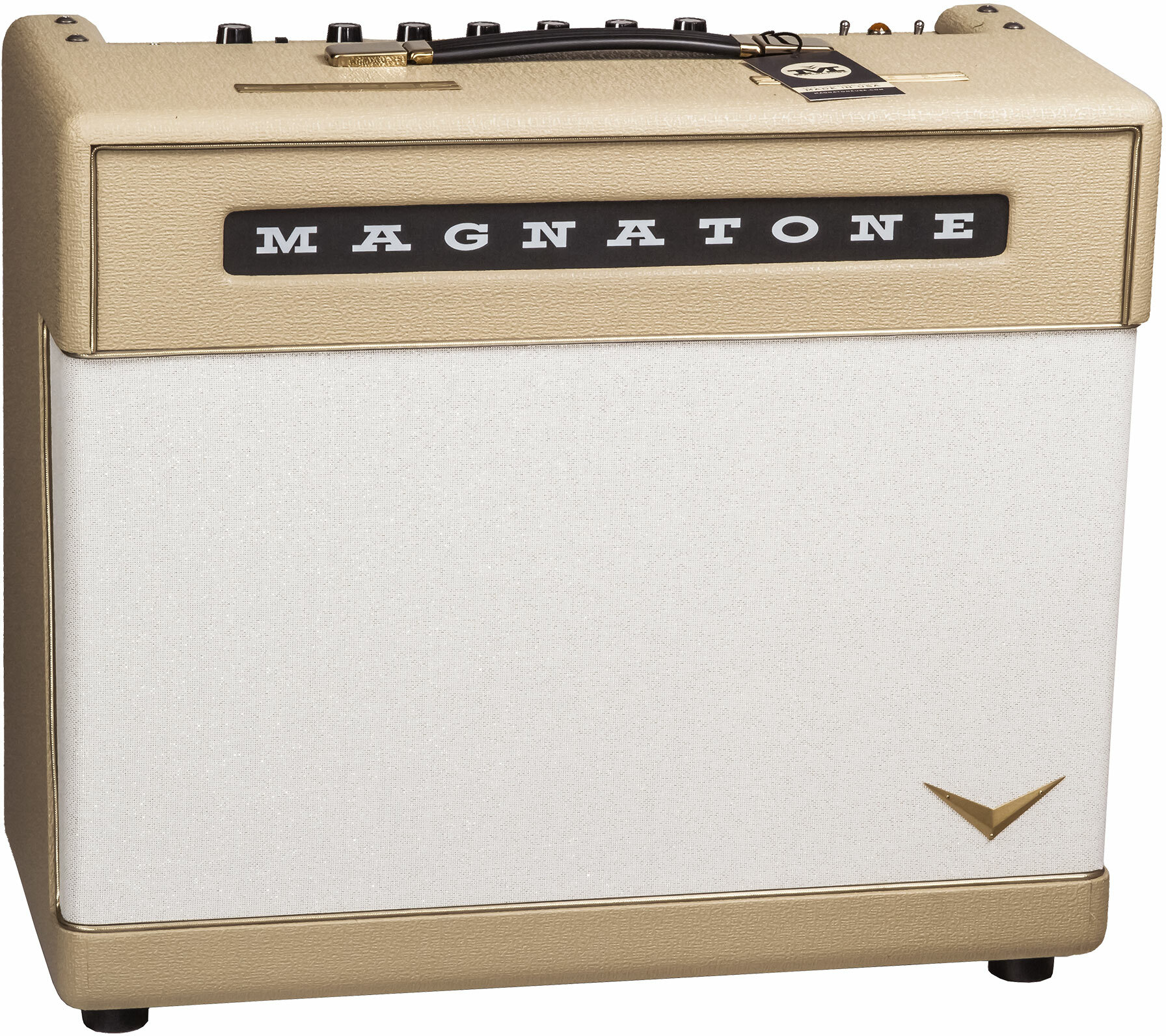 Magnatone Master Collection Super Fifty-nine M-80 Combo 45w 1x12 Gold - Ampli Guitare Électrique Combo - Main picture