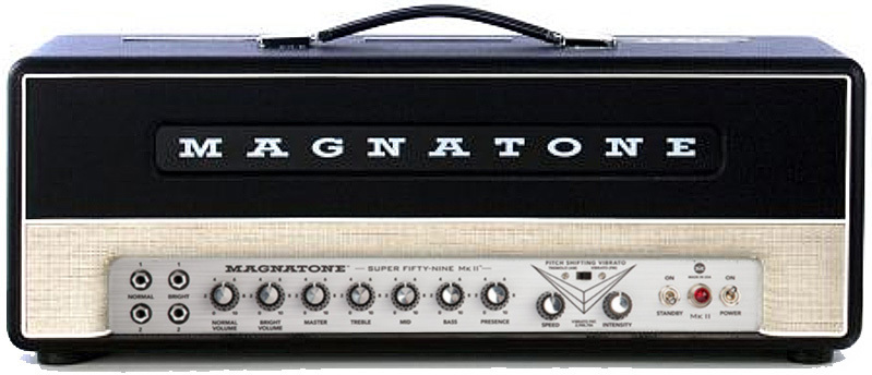 Magnatone Master Collection Super Fifty-nine Mk Ii Head 45w - Ampli Guitare Électrique TÊte / PÉdale - Main picture