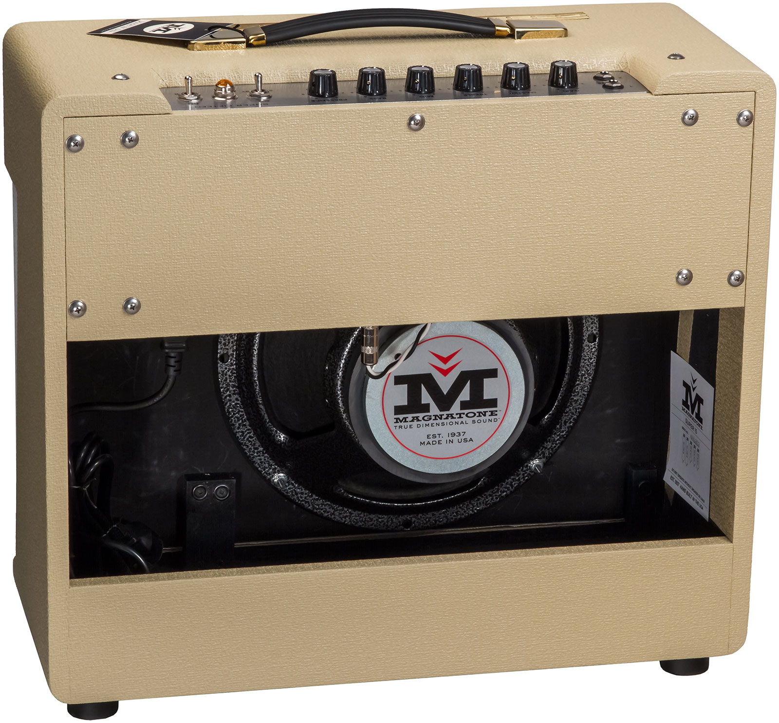 Magnatone Master Collection Super Fifteen Combo 15w 1x12 Gold - Ampli Guitare Électrique Combo - Variation 1